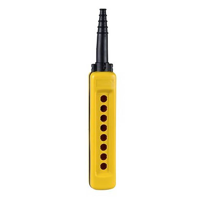 Schneider Electric Yellow Plastic XAC Control Station Enclosure - 8 Hole 22 mm Diameter