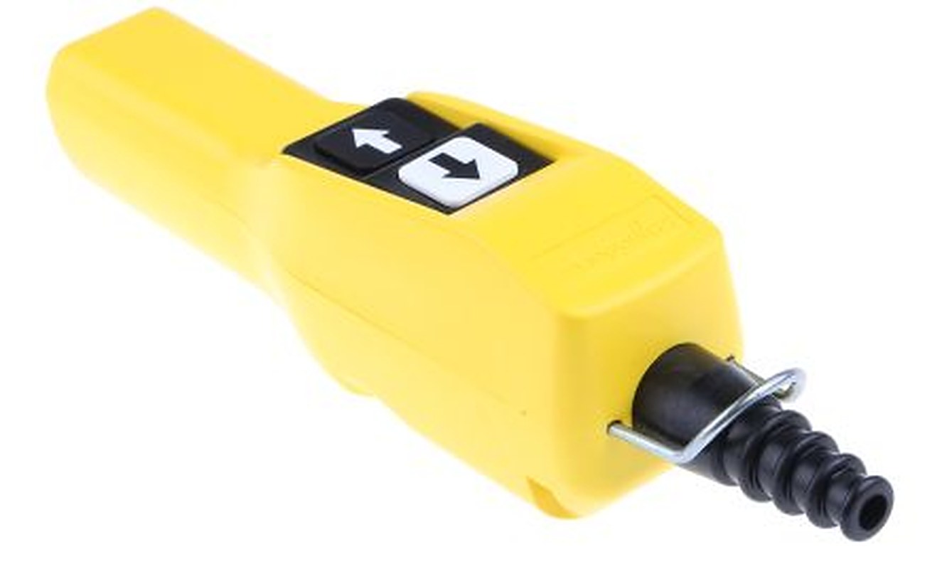 Schneider Electric 2 NO/2 NC Push Button Pendant Station Yellow Polypropylene