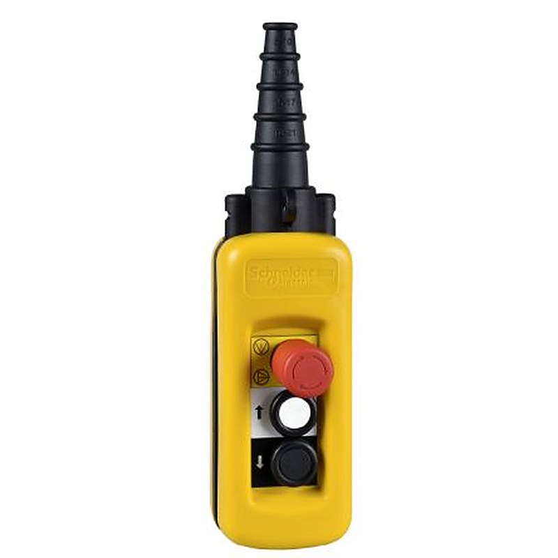 Schneider Electric Push Button Pendant Station Yellow Polypropylene