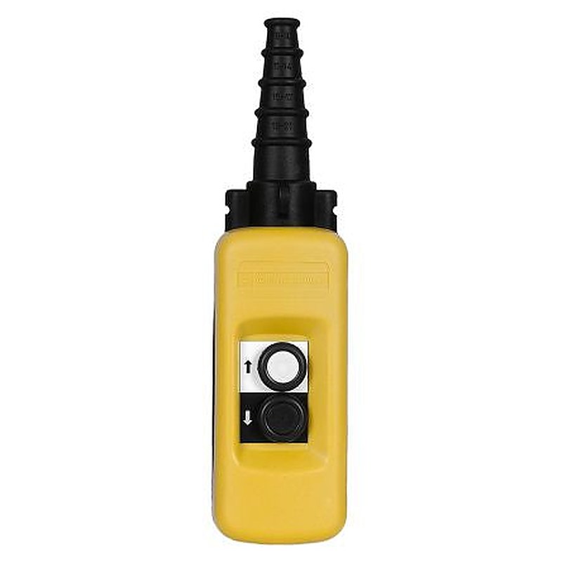 Schneider Electric 2 NO/2 NC Push Button Pendant Station Yellow Polypropylene
