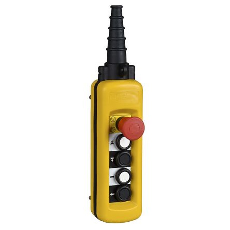 Schneider Electric Push Button Pendant Station Yellow Polypropylene
