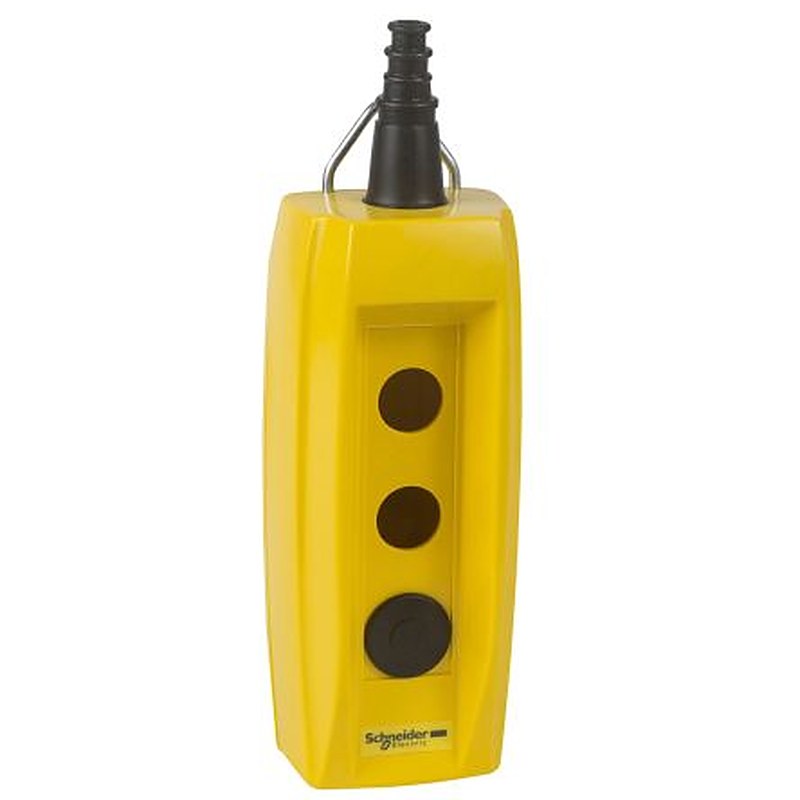 Schneider Electric Control Station Switch, Glass Filled Polyester, 2 Cutouts, IP65
