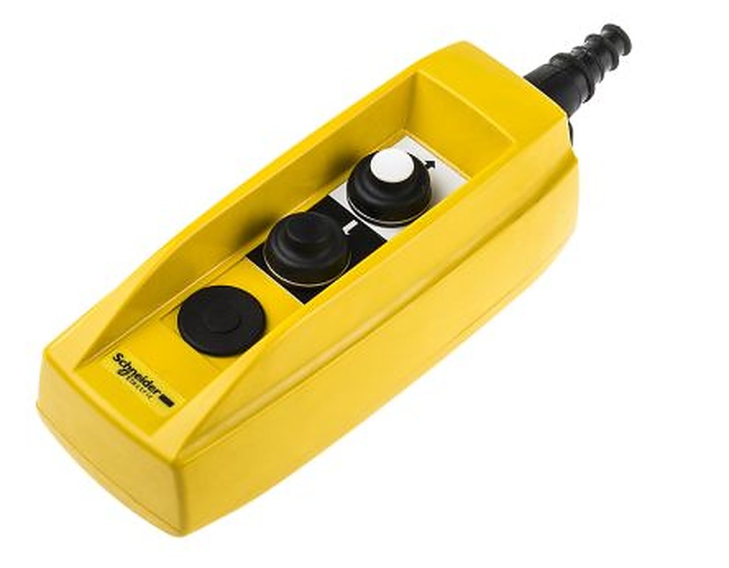 Schneider Electric Push Button Pendant Station Yellow Glass Reinforced Polyester