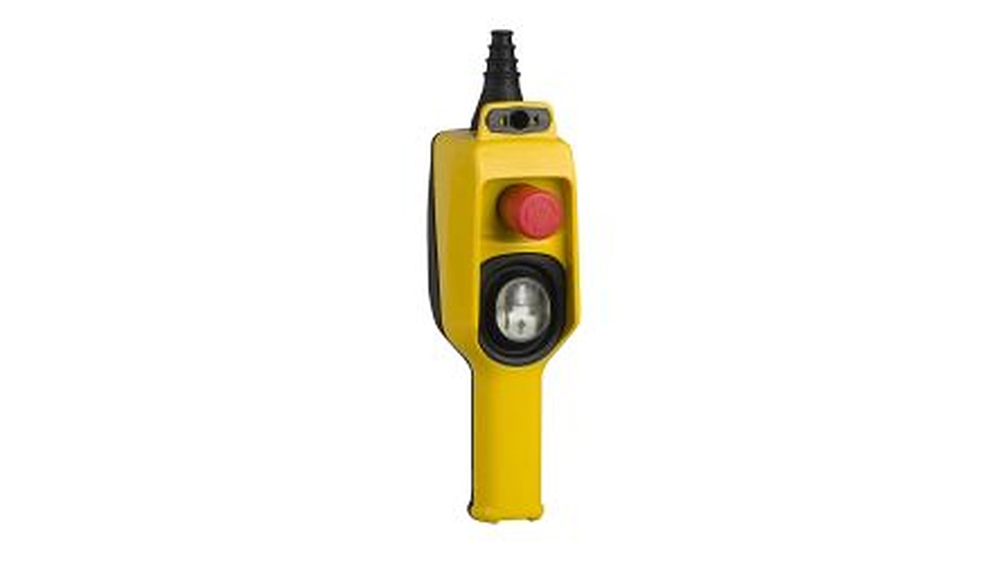 Schneider Electric 1 NC Push Button Pendant Station Yellow Polypropylene