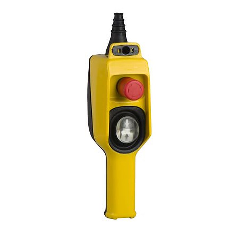 Schneider Electric 3 NC Push Button Pendant Station Yellow Polypropylene