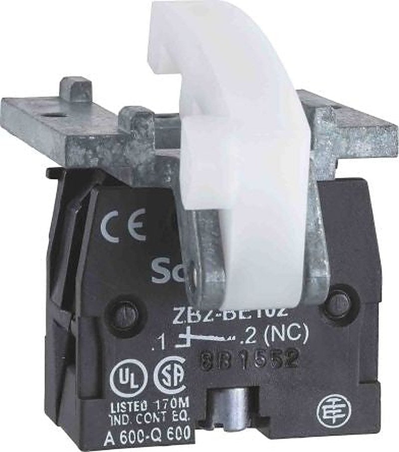 Schneider Electric Harmony Series Contact Block, 600V, 2 NO