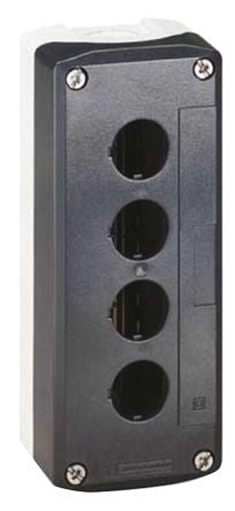 Schneider Electric Grey Plastic Harmony Control Station Enclosure - 4 Hole 22 mm Diameter