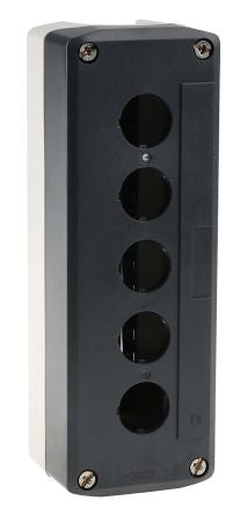 Schneider Electric Grey Plastic Harmony Control Station Enclosure - 5 Hole 22 mm Diameter
