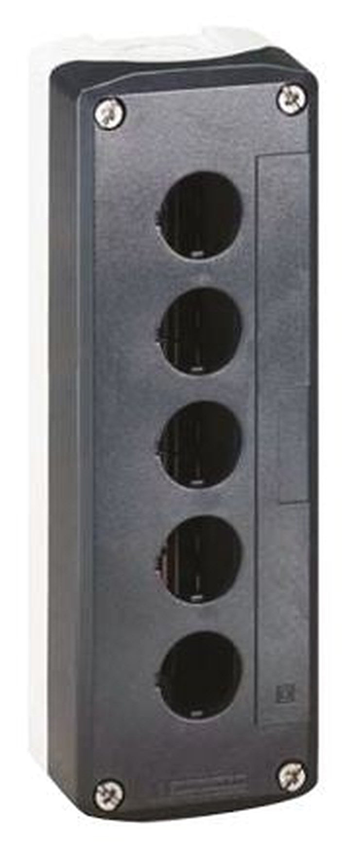 Schneider Electric Grey Plastic Harmony Control Station Enclosure - 5 Hole 22 mm Diameter