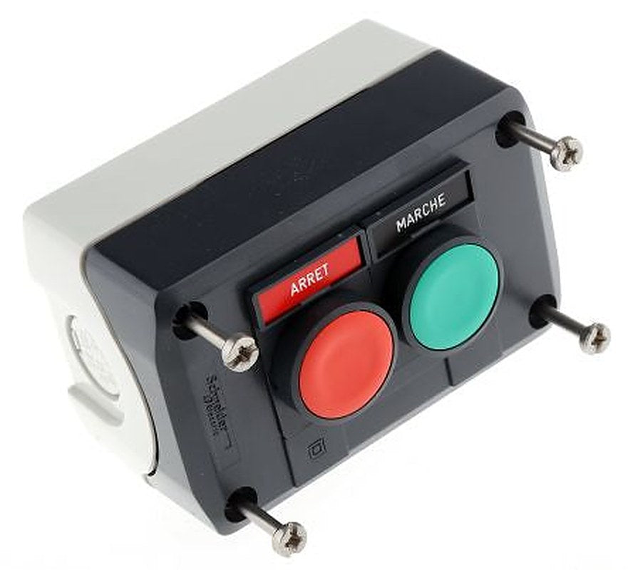 Schneider Electric Spring Return Enclosed Push Button, Polycarbonate, IP69K, IP66, IP67