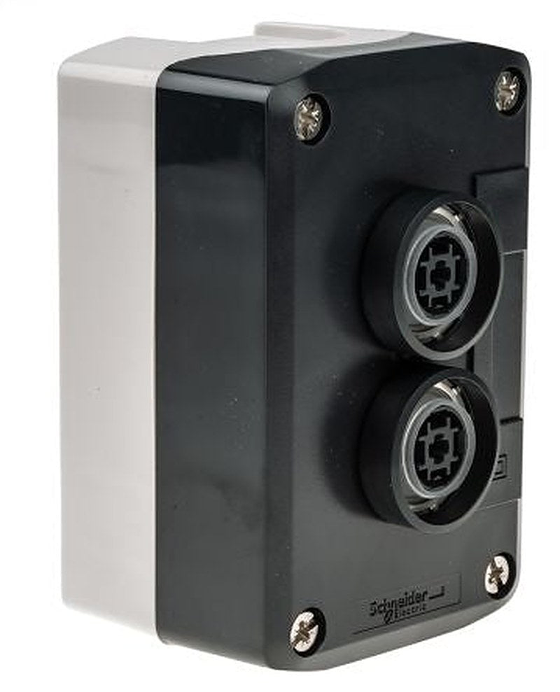Schneider Electric Spring Return Push Button Control Station, Polycarbonate, Green, Red, I/O, IP69K, IP66, IP67