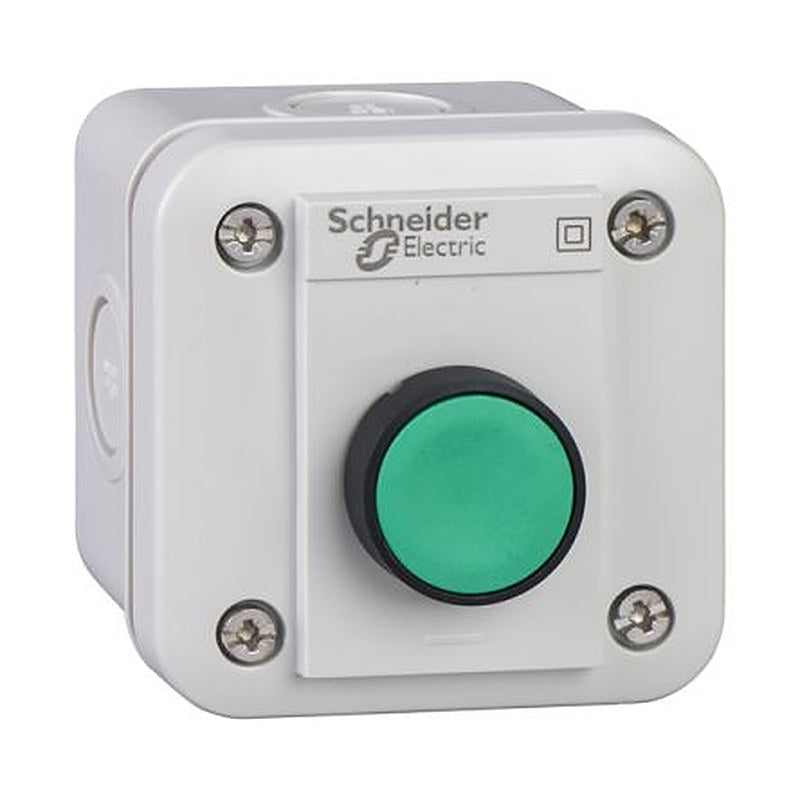 Schneider Electric Control Station Switch - 1 NO, Polycarbonate, 1 Cutouts, Dark Grey, IP67, IP69K, IP66