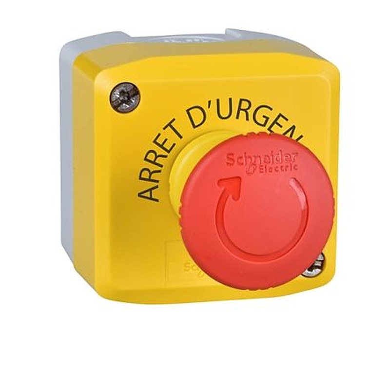 Schneider Electric XALK Series Turn to Release Emergency Stop Push Button, 40 mm Cutout, 1 NC, IP66, IP69K, IP67, IP69