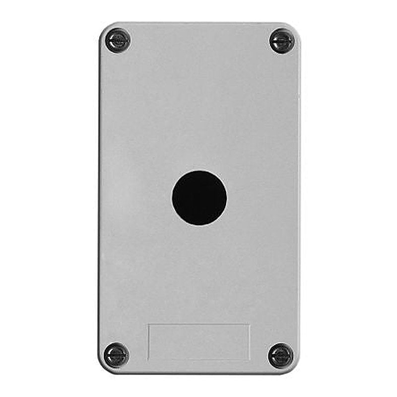 Schneider Electric Grey Fibreglass Harmony Control Station Enclosure - 1 Hole 22 mm Diameter