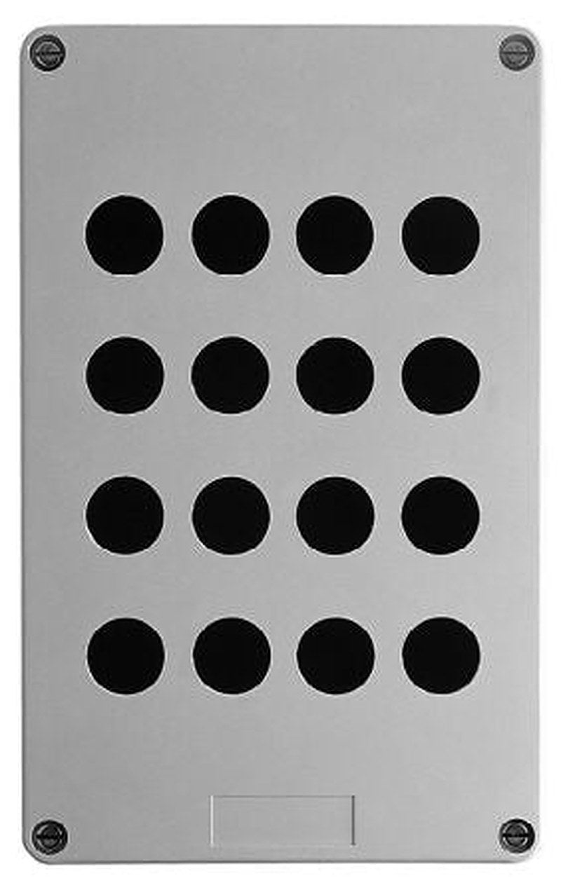 Schneider Electric Grey Glass Reinforced Polyester Harmony Control Station Enclosure - 16 Hole 22 mm Diameter