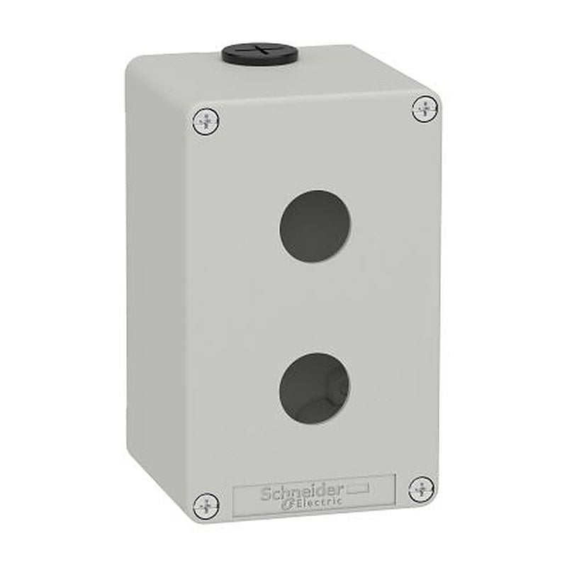 Schneider Electric Harmony Series Grey Metal General Purpose Enclosure, IP65, IP66, IP69, IK07 130 mm, 80 mm, 80 mm