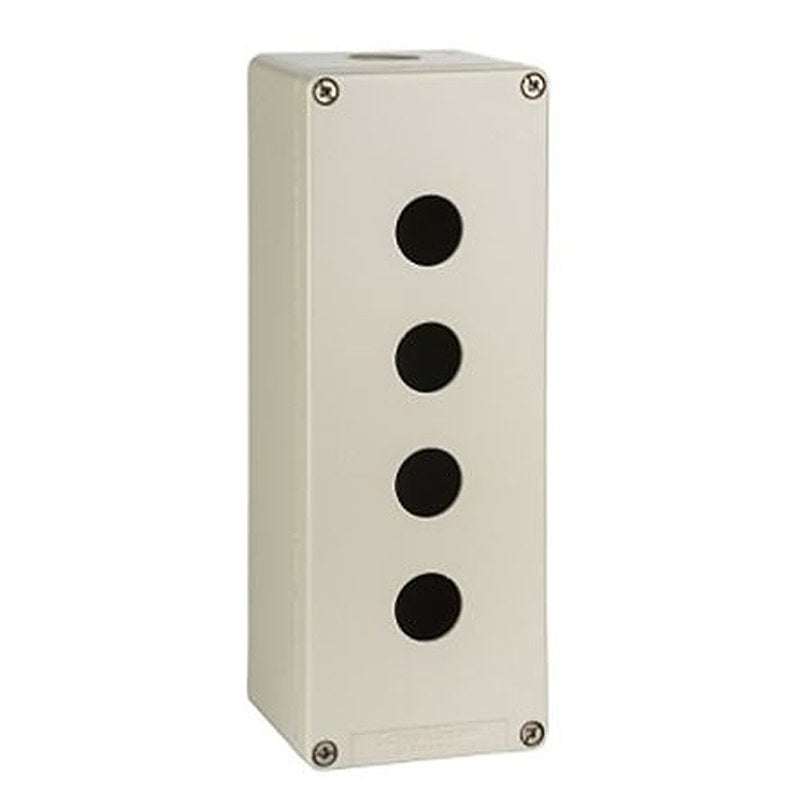 Schneider Electric Harmony XAP Series Grey Die Cast Zinc Enclosure, IP65, IK07 Flanged 80 mm, 220 mm, 77 mm