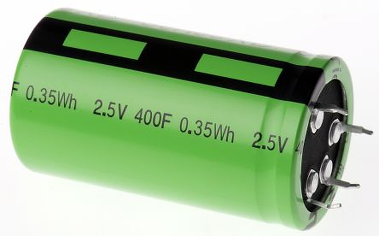 Eaton 400 F Supercapacitor ±10 % Tolerance, Supercap XB 2.5V dc, Through Hole