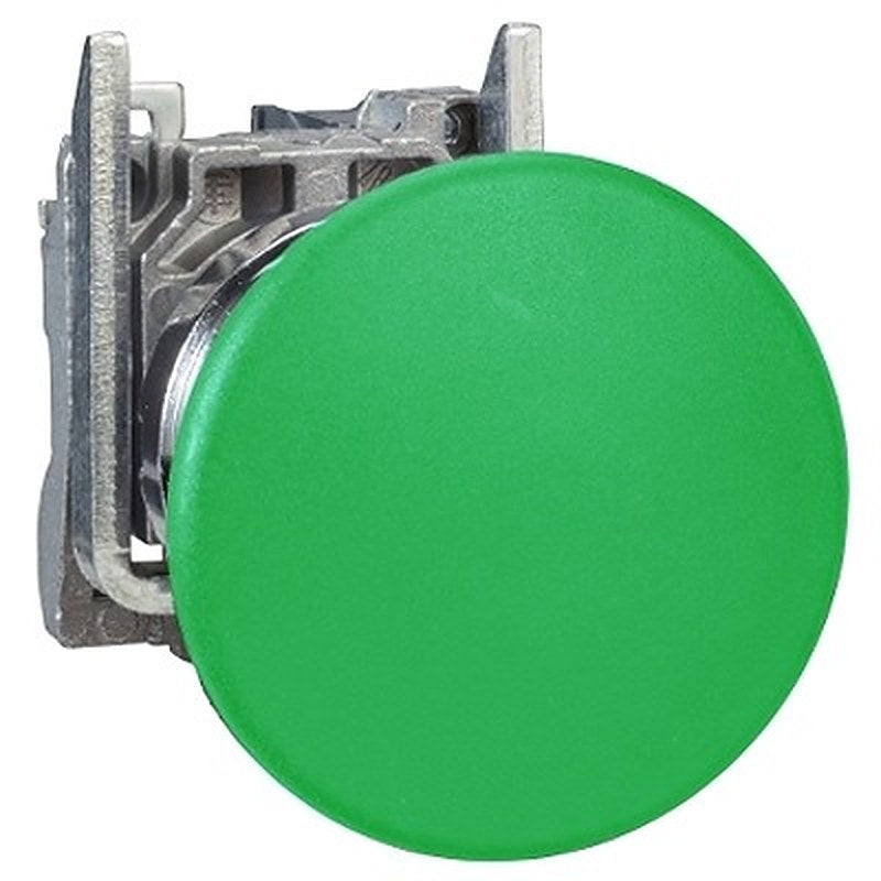 Schneider Electric Harmony XB4 Series Pushbutton, Spring Return, Panel Mount, 22.5 mm Cutout, 1 NO, IP66, 600 V 600 V