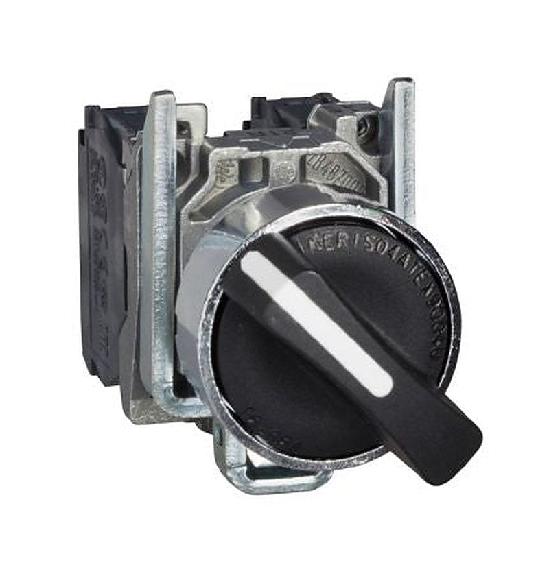 Schneider Electric Selector Switch - (2 NO) 22.5 mm Cutout Diameter 3 Positions