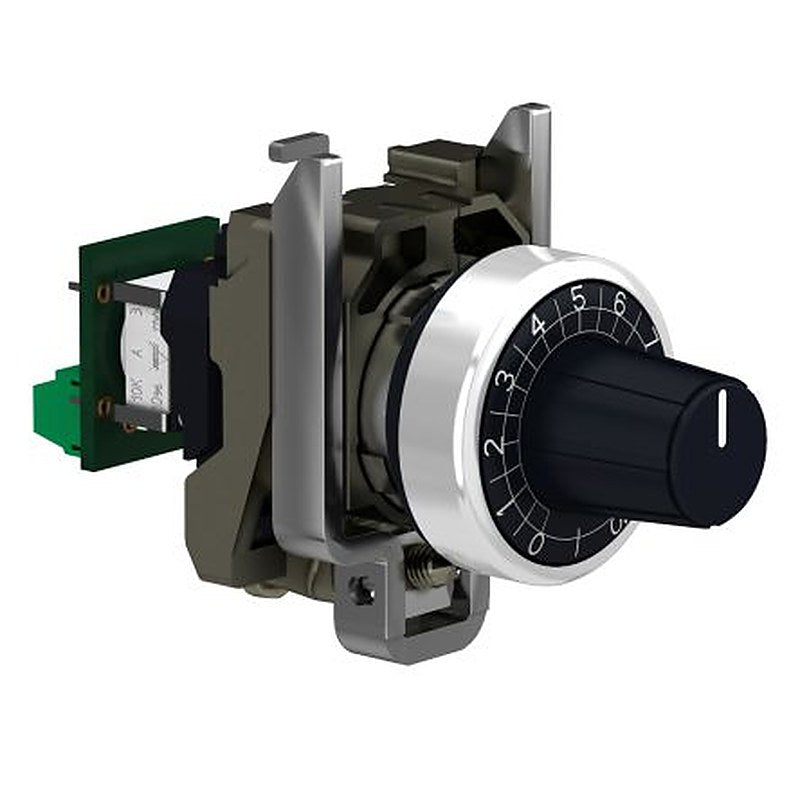 Schneider Electric Harmony XB4 47 kΩ Rotary Potentiometer 1-Gang Panel Mount, XB4BD912R47K