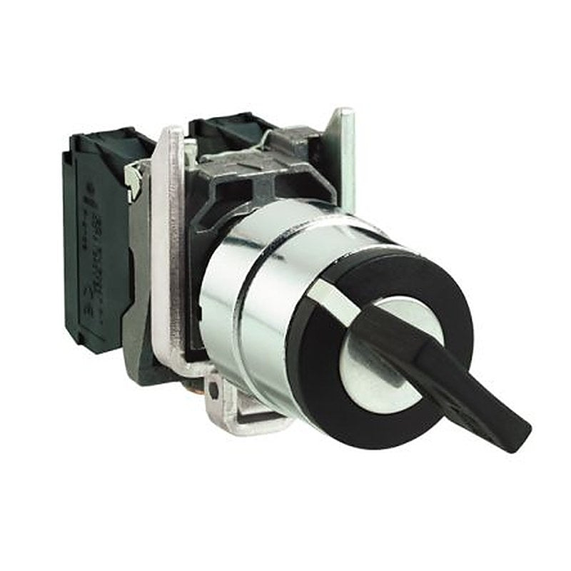Schneider Electric Selector Switch - (SPST) 22.5 mm Cutout Diameter 2 Positions