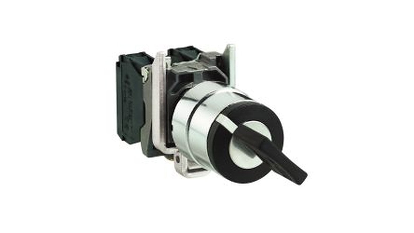 Schneider Electric Selector Switch - (1 NO) 22.5 mm Cutout Diameter 2 Positions