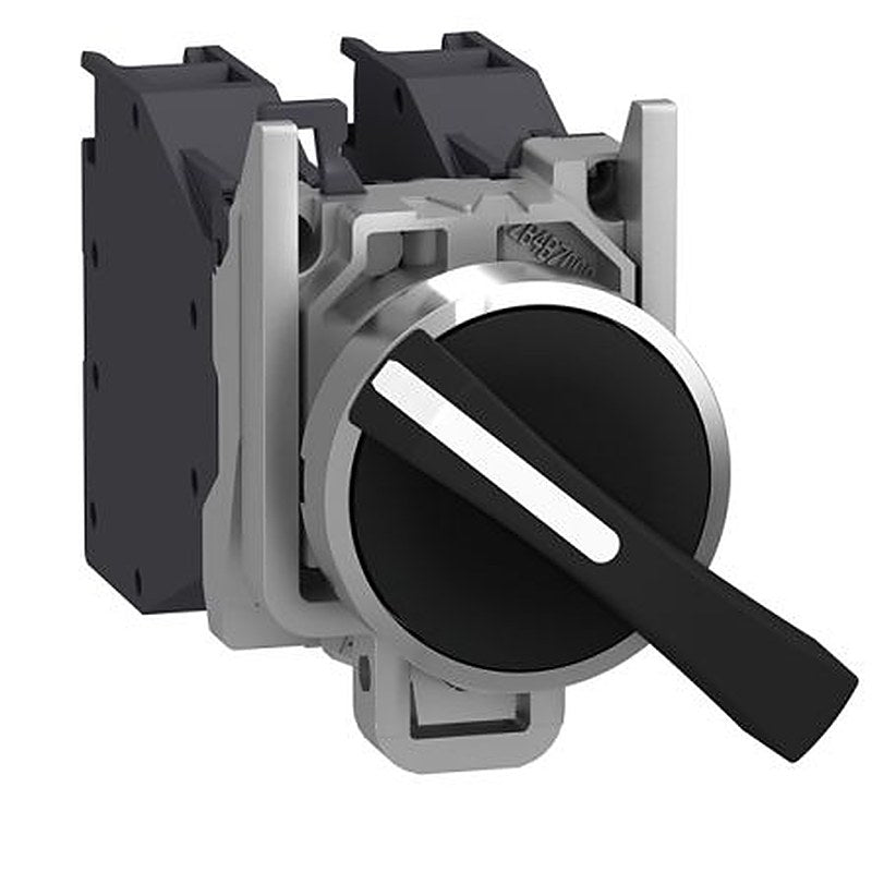 Schneider Electric Long Handle Selector Switch Complete - (SPST) 22 mm Cutout Diameter 2 Positions