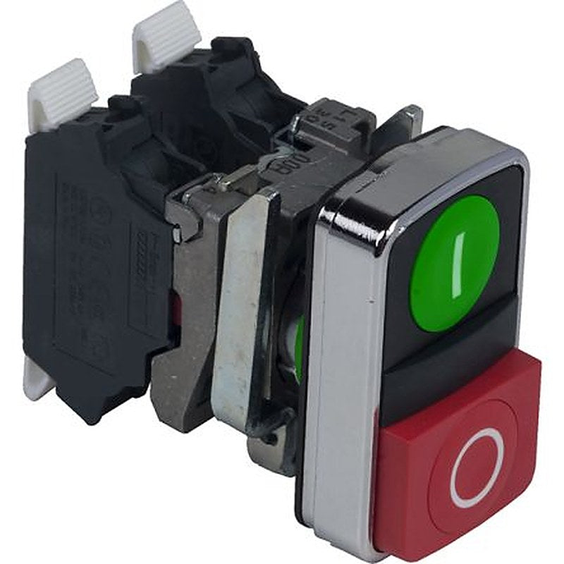 Schneider Electric Harmony XB4 Series Green Spring Return Push Button Head, 22.5 mm Cutout, IP66, IP69, IP67, IP69K