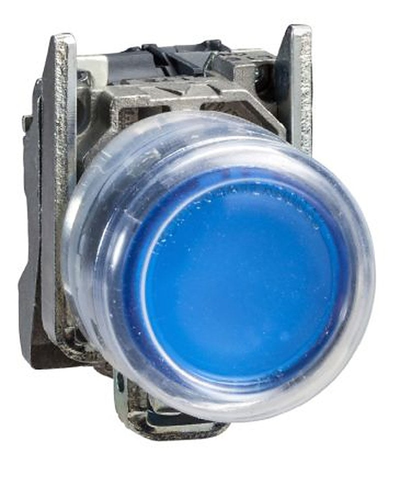 Schneider Electric Harmony Series Illuminated Push Button Switch, Through Hole, 22 mm Cutout Blue, 1 NO, IP65