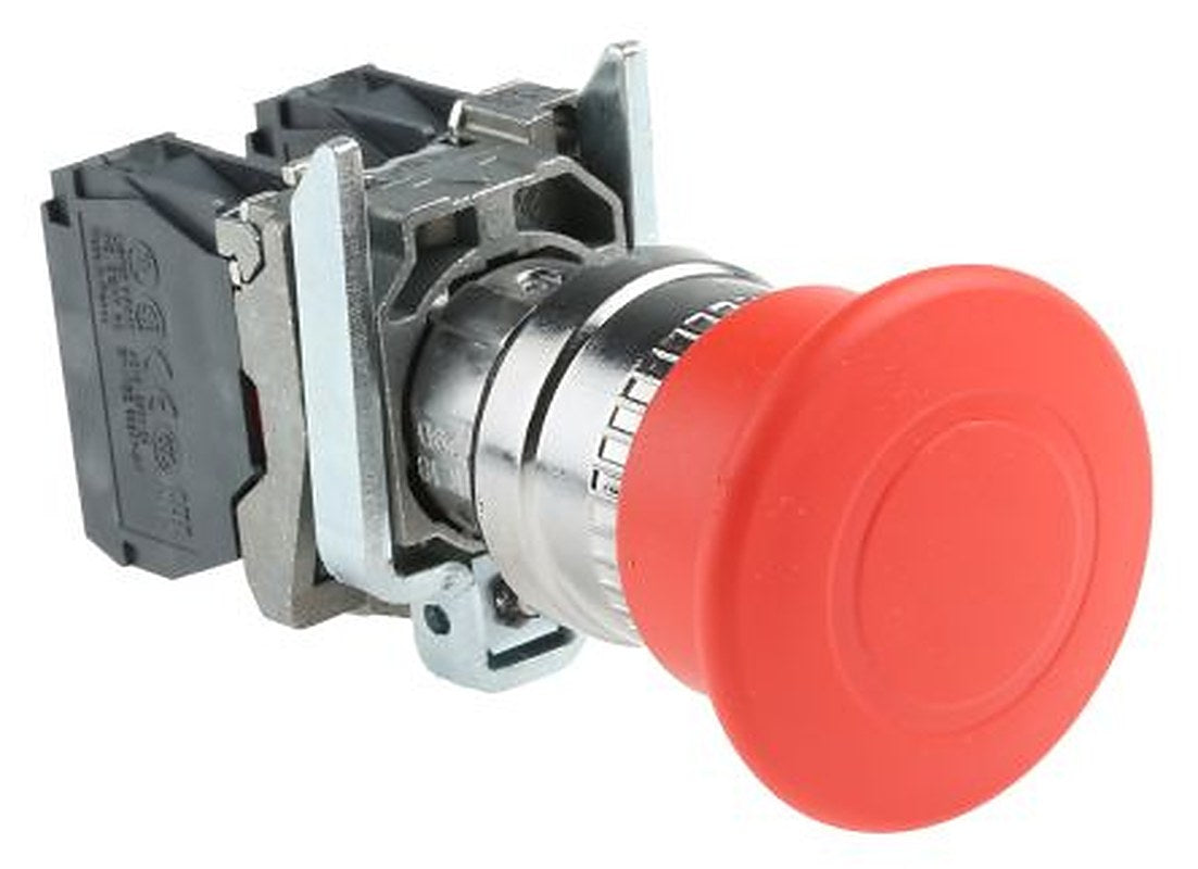 Schneider Electric Harmony Series Pull Release Emergency Stop Push Button, Panel Mount, 22 mm Cutout, SPDT, IP69, IP67,