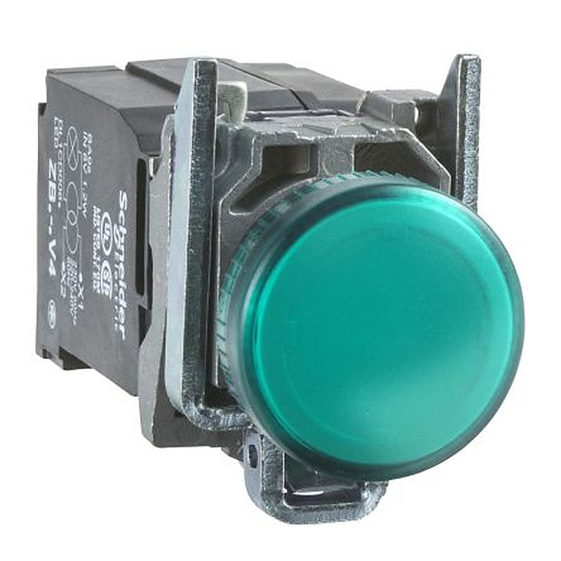 Schneider Electric, Harmony, Panel Mount Green LED Pilot Light, 22 mm Cutout, IP69K, IP66, IP69, IP67, Round