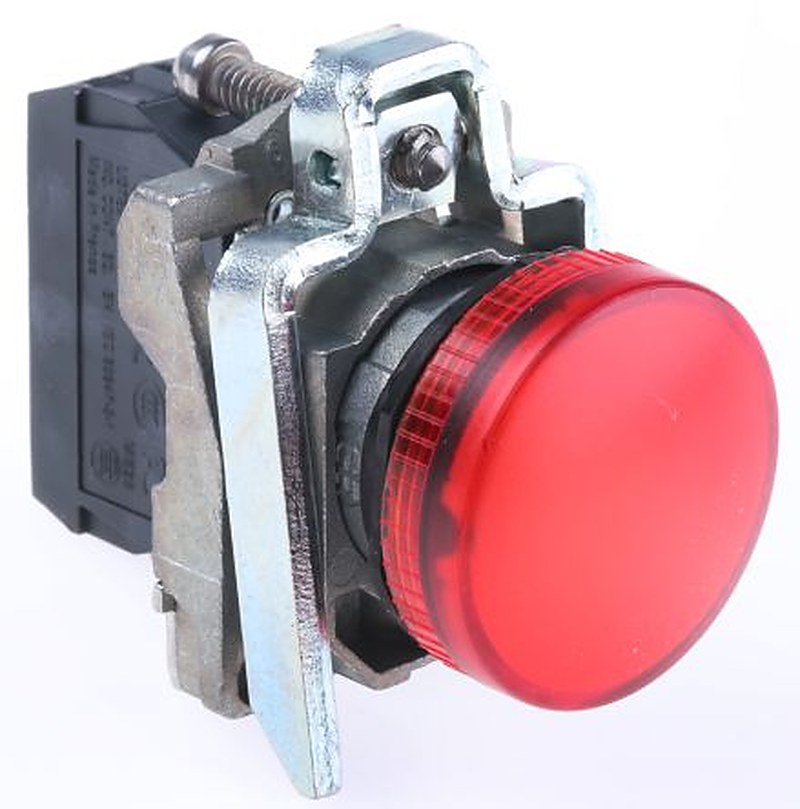 Schneider Electric, Harmony, Panel Mount Red LED Pilot Light, 22 mm Cutout, Round, 250V