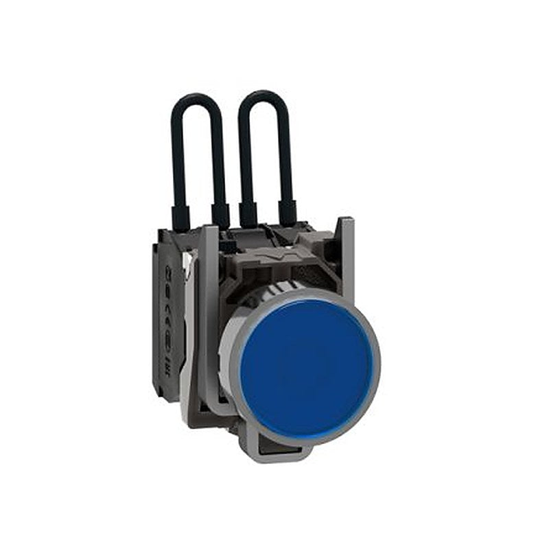 Schneider Electric, Harmony XB4 Blue Pilot Light, 22.5 mm Cutout, IP67, IP66, IP69, IP69K, Round, 24V