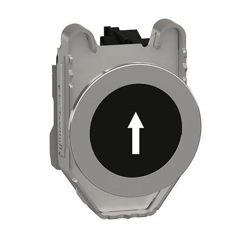 Schneider Electric Harmony XB4 Series Push Button Switch, Spring Return, Panel, 30 mm Cutout, SPST, Black LED, 600 V dc
