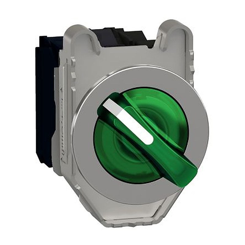 Schneider Electric Selector Switch - (SPDT) 30 mm Cutout Diameter Illuminated 3 Positions