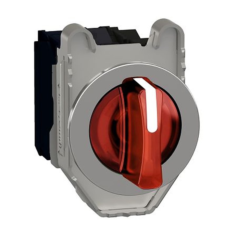 Schneider Electric Selector Switch - (SPDT) 30 mm Cutout Diameter Illuminated 3 Positions