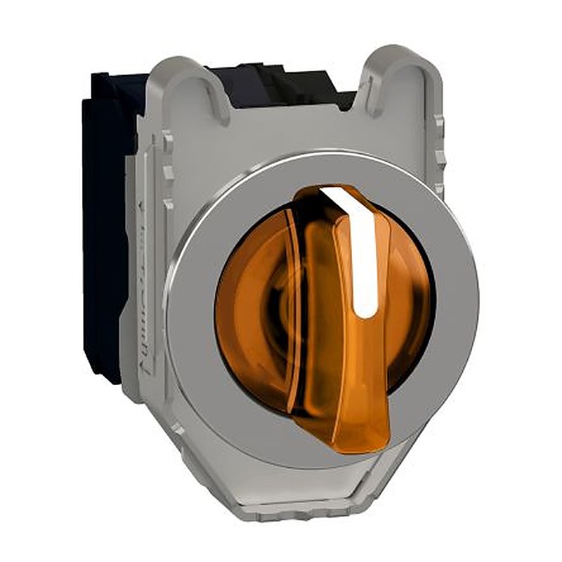 Schneider Electric Selector Switch - (SPDT) 30 mm Cutout Diameter Illuminated 3 Positions