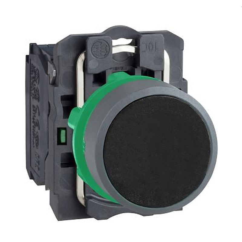 Schneider Electric Harmony Series Push Button Switch, Spring Return, Panel, 22 mm Cutout, 1 NO, IP66, IP67, 600 V dc 240