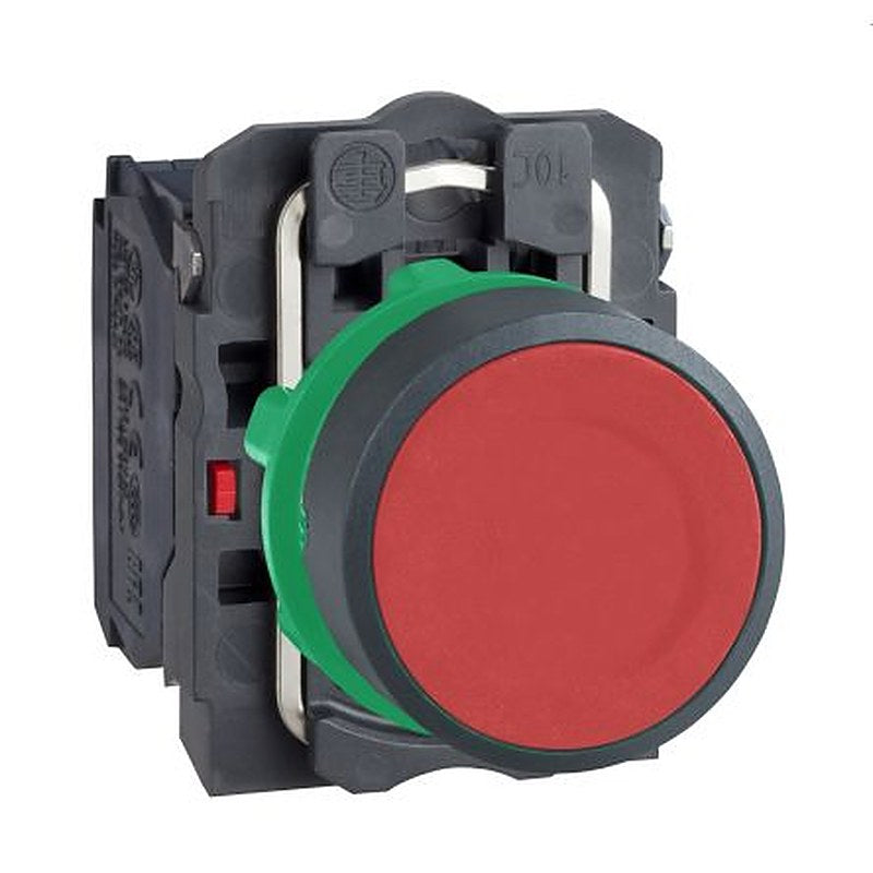 Schneider Electric Harmony Series Push Button Switch, Panel, 22.5 mm Cutout, 1 NO/1 NC, IP66, IP67, IP69, 600 V dc 600 V