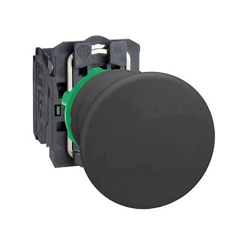 Schneider Electric Harmony Series Push Button Switch, Spring Return, Panel, 22 mm Cutout, SPST, Black LED, IP65, IP69,