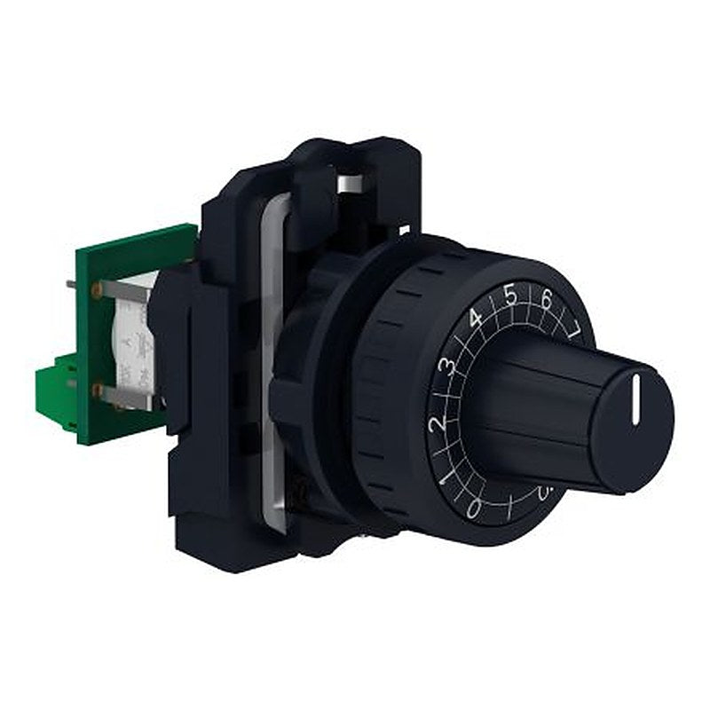 Schneider Electric XB5 4.7 kΩ Rotary Potentiometer 1-Gang Panel Mount, XB5AD912R4K7