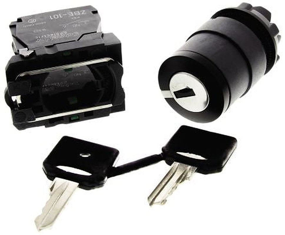 Schneider Electric Selector Switch - (2 NO) 22 mm Cutout Diameter 3 Positions