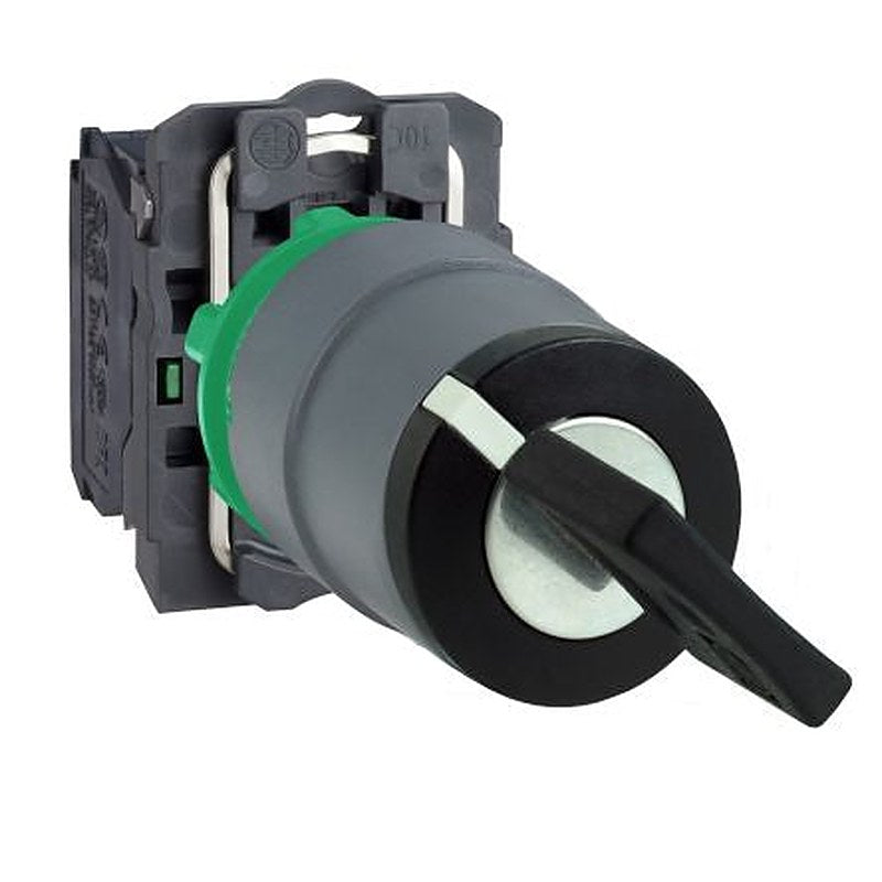 Schneider Electric Key Selector Switch - (1 NO) 22 mm Cutout Diameter 2 Positions