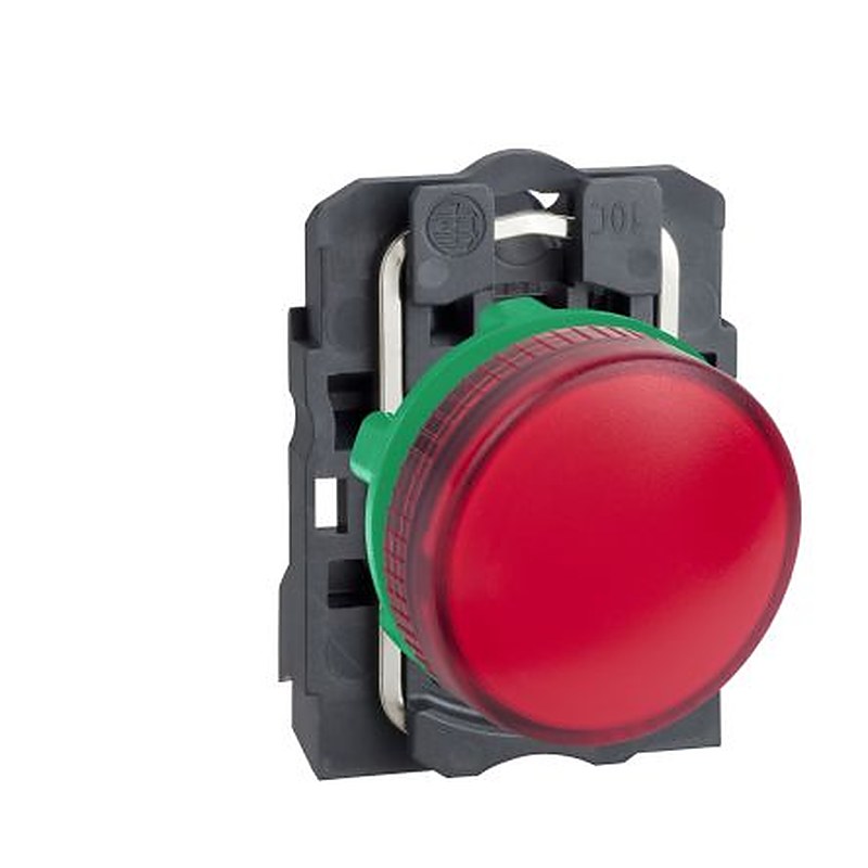 Schneider Electric, Harmony, Panel Mount Red LED Pilot Light, 22 mm Cutout, IP66, IP67, Round, 250V