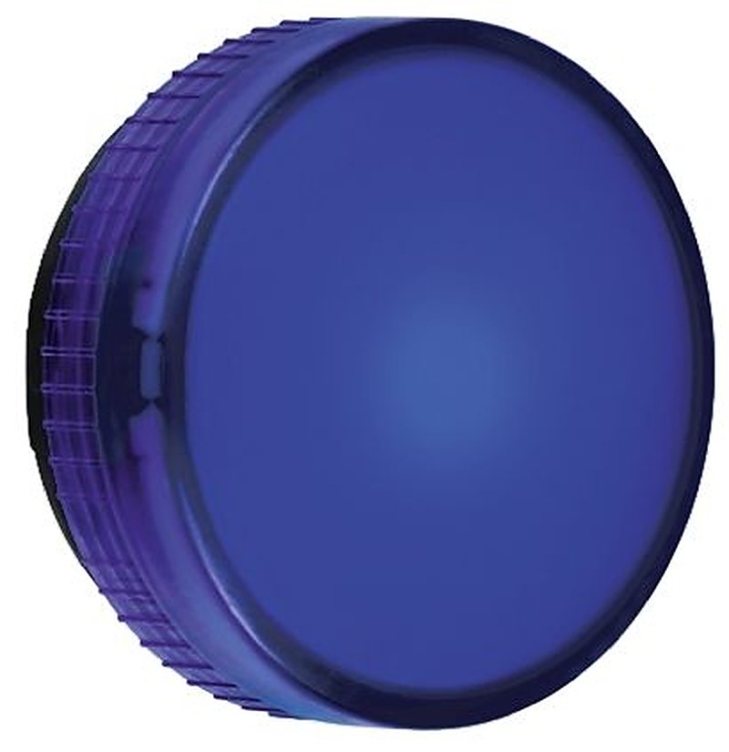 Schneider Electric, Harmony, Panel Mount Blue LED Pilot Light, 22 mm Cutout, IP67, IP66, Round