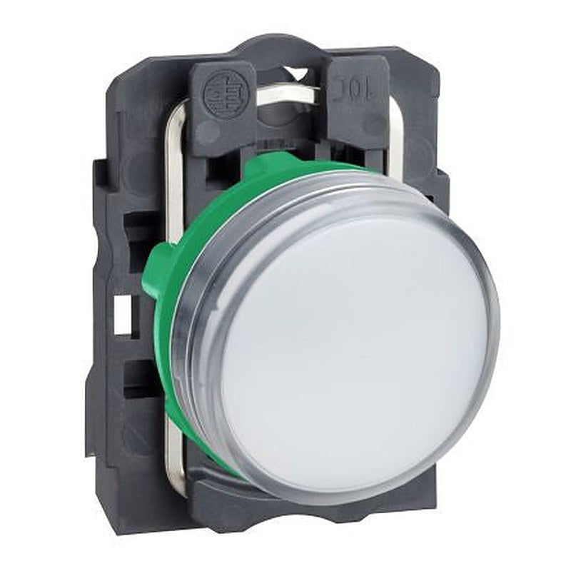 Schneider Electric, Harmony, Panel Mount White LED Pilot Light, 22 mm Cutout, IP67, IP66, Round