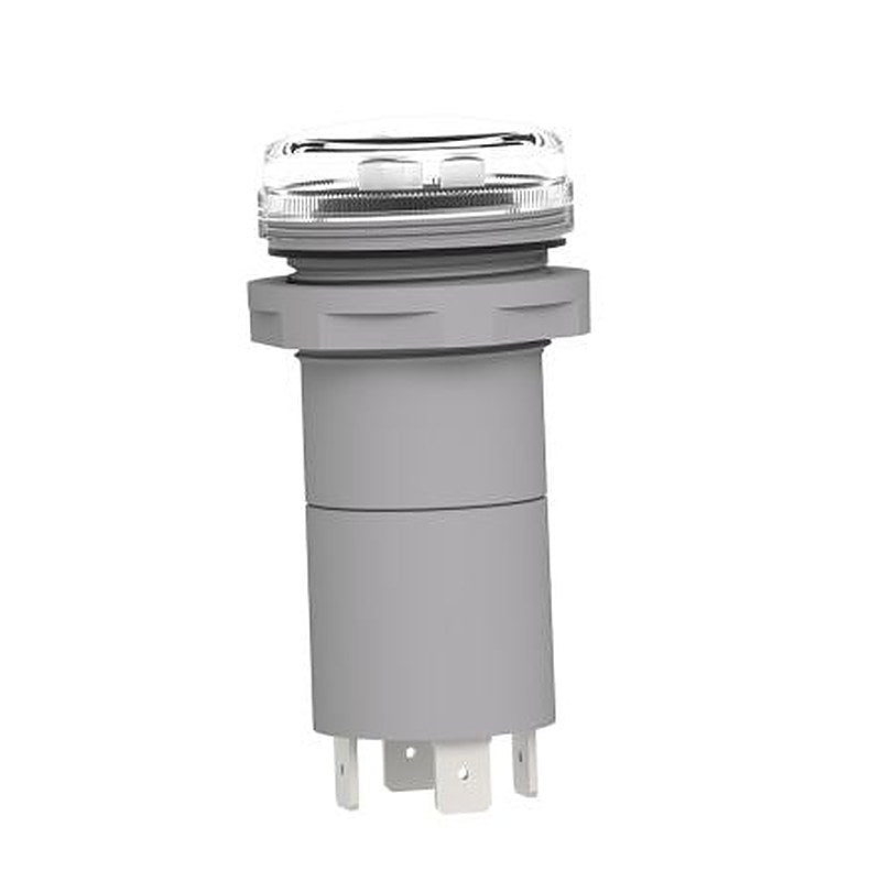 Schneider Electric, Harmony XB5, Panel Mount Green, Red, Yellow LED Pilot Light, 30 mm Cutout, IP67, Round, 400V