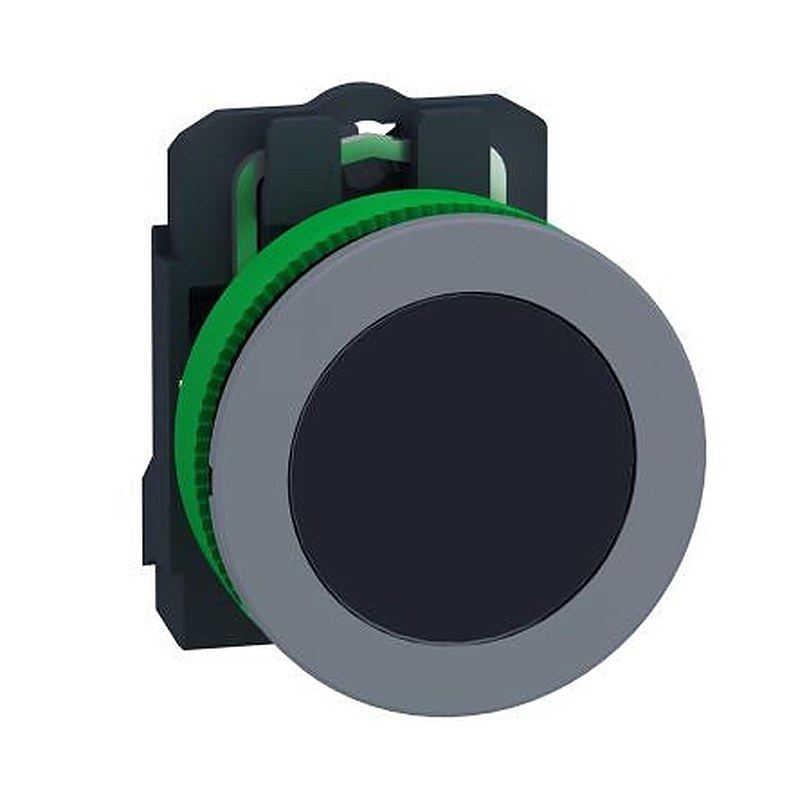 Schneider Electric Harmony Series Push Button Switch, Spring Return, Panel, 30 mm Cutout, 1 NO, IP66, IP67, 600 V dc 240