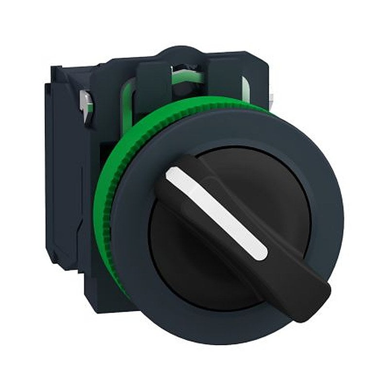 Schneider Electric Selector Switch - (SPST) 30 mm Cutout Diameter 2 Positions